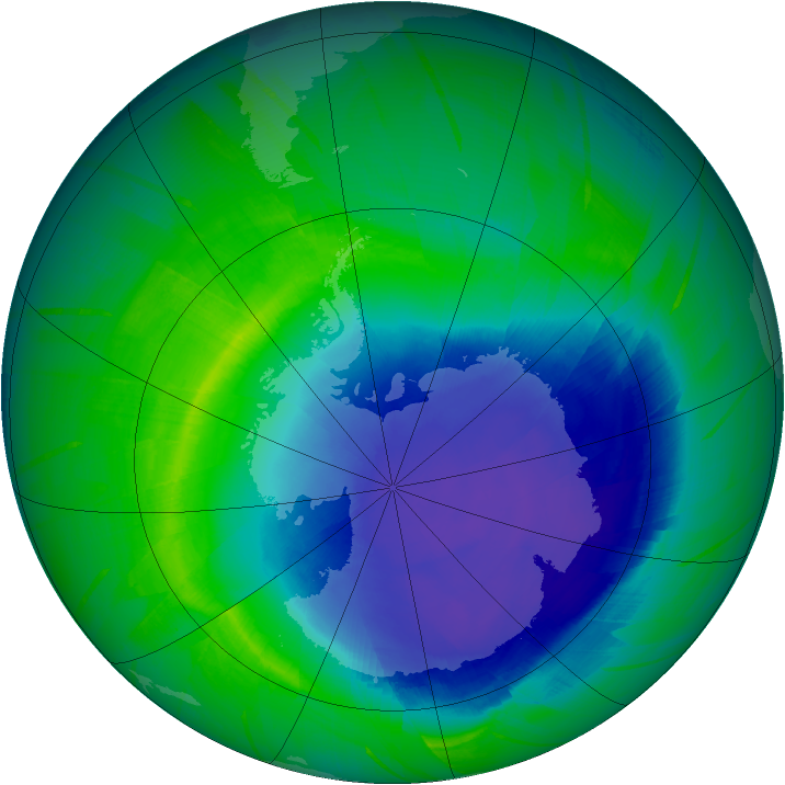 Ozone Map 2010-10-28